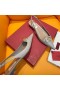 Valentino Vlogo Slingback Bailarinas Mujer Piel De Becerro Gris