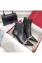 Valentino Romano Stud Tobillo Botines Con Esculpida Talón De Las Mujeres De Piel De Becerro Negro/Blanco
