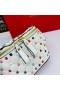Valentino Pequeño Rockstud De La Espiga De La Correa De La Bolsa De Piel De Cordero Blanca