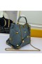 Valentino Meidum Romano Stud Bolso De Mano En Cuero De Napa Azul Cielo