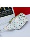 Valentino Pequeño Rockstud De La Espiga De La Correa De La Bolsa De Piel De Cordero Blanca