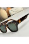 Valentino VLS106A Cuadrado de Gafas de sol de montura de Acetato Marrón