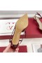 Valentino VLogo Podpis Slingback Čerpadla Ženy Patent Kožené Vínové