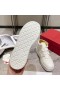 Valentino En Stud XL Mid-Top Sneakers Unisex Nappa Læder Hvid/Guld