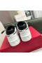 Valentino En Stud XL Lav-Top Sneakers Unisex Nappa Læder Hvid/Gul