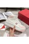 Valentino En Stud XL Mid-Top Sneakers Kvinder Nappa Læder Hvid/Pink