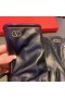 Valentino Handschoenen Vrouwen Schapenvacht Met VLogo Zwart