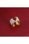 Valentino VLogo Handtekening Ring In Metaal Met Emaille Wit