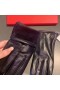 Valentino Handschoenen Vrouwen Schapenvacht Met VLogo Zwart
