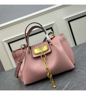 Valentino Kleine VLogo Ontsnappen Handtas In Generfd Kalfsleer Roze