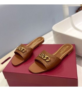 Valentino VLogo Keten Dia ' S Vrouwen Bruin Kalfsleer