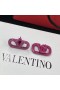 Valentino Mini VLogo Allekirjoitus Korvakorut Metalli Kiteitä Violetti