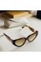 Valentino VA4063 Cat-Eye Aurinkolasit Asetaatti Runko Vlogo Ruskea