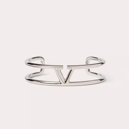 Valentino VLogo Signature Bracelet En Métal Argent