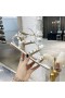 Valentino Rockstud Sandales Plates Avec Bride À La Cheville Des Femmes De Cuir De Veau Blanc