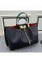 Valentino Grand VLogo Échapper Fourre-Tout En Cuir De Veau Grainé Noir