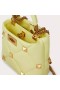 Valentino Petit Romain Goujon Sac À Main En Cuir Nappa Jaune