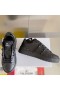 Valentino Rockstud Sans Titre De Baskets Unisexes En Cuir De Veau Noir