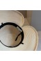 Valentino VLogo Signature D'Un Chapeau De Paille Avec Organza Arc Femmes Blanc