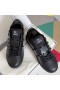 Valentino Rockstud Sans Titre De Baskets Unisexes En Cuir De Veau Noir