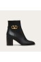 Valentino VLogo Signature de la Cheville Bottes 70MM Femmes en cuir de Veau Noir