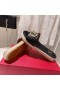 Valentino VLogo Signature Plate-Forme De Diapositives Femmes Cuir De Veau Grainé Noir