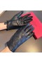 Valentino, VLogo Geprägte Handschuhe Frauen Schaffell Schwarz