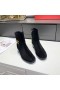 Valentino, VLogo Signatur Knöchel Stiefel 30MM Frauen Wildleder Schwarz