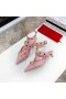 Valentino Römischen Stud Pumps Mit Riemen Frauen Kalbsleder Rosa