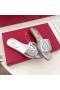 Valentino, Vlogo Cut-Out-Folien Frauen Kalbsleder Silber