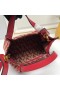 Valentino Kleine VLogo Signatur Shopping-Bag Mit Nieten In Toile Iconographe Stoff Rot