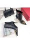 Valentino, VLogo Sigture Knöchel Stiefel Frauen Kalbsleder Schwarz