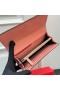 Valentino Großen VLogo Signatur Bifold Wallet Körnig Kalbsleder Rosa