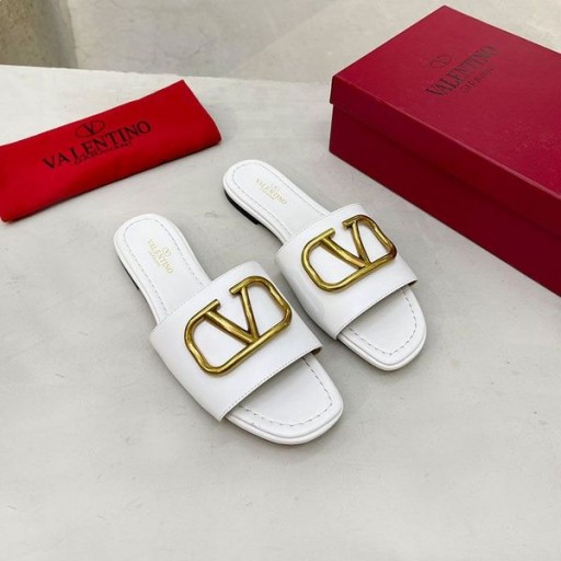 Valentino VLogo Υπογραφή Διαφάνειες Γυναίκες Λευκό Δέρμα Μοσχαριού