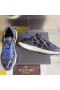 Valentino Lacerunner Πάνινα Παπούτσια Με VLogo Άνδρες Toile Iconographe Ύφασμα Μπλε