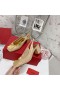 Valentino One Stud Slingback Pumps Women Patent Leather Apricot