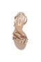 Valentino Rockstud Σανδάλια Με Ασύμμετρη-Ιμάντες Γυναίκες Taupe Δέρμα Μοσχαριού