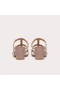 Valentino Rockstud Παχιά Τακούνια Διαφάνειες Γυναίκες Taupe Δέρμα Μοσχαριού