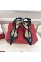 Valentino Rockstud Εγκλωβισμένη Αντλίες Γυναίκες Λουστρίνι Μαύρο